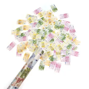 Tun cu Serpentine Party Popper Confetti Metalizat 60cm