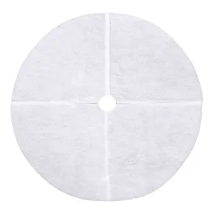 Fustă de bumbac albă pentru decorarea bradului 90cm