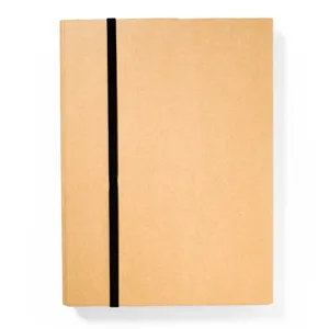 Mapă arhivare din carton cu elastic, 31x22.5x3 cm, Maro