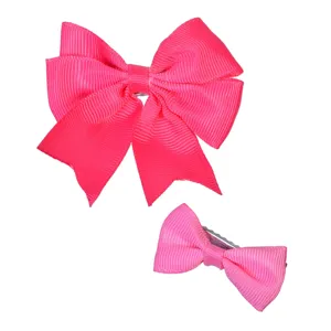 Set de clame de păr decorative 3D roz fucsia set 6 buc
