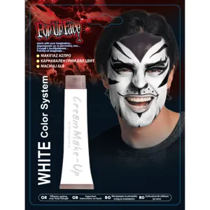 Vopsea lichida pentru fata si corp, Alba, 25g, pentru Halloween