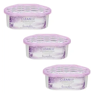 Dezumidificator pasiv cu aroma de lavanda, 100g, 3 bucati, suprafata 35m²