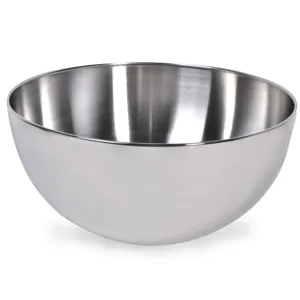 Salatieră rotundă din inox 6,5 L pentru preparare și servire