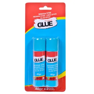 Set Lipici Stick 2 Bucăți x 40g pentru Hârtie, Carton și Textile