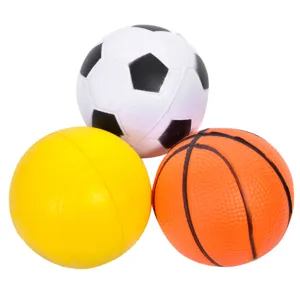 Set Mingi de Plastic Anti-Stres Multicolore, Diametru 6 cm