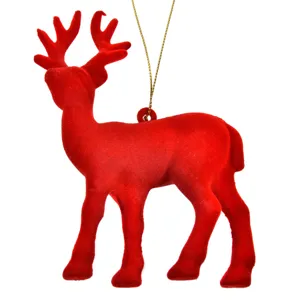 Ornament Cerb Rosu pentru Decorațiune de Crăciun