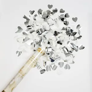 Tun cu confetti de 60 cm pentru petreceri și evenimente