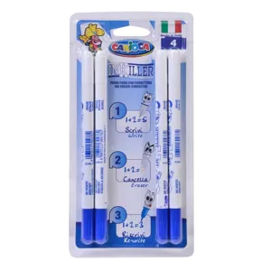Set Pixuri cu Cerneală Ștearsă, 4 buc, Albastru