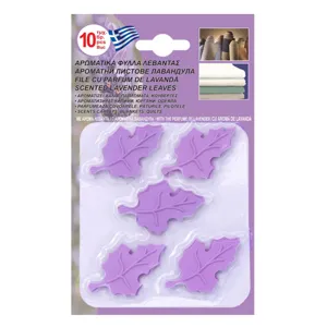 Set 10 foi parfumate cu aroma de lavanda pentru sertare si dulapuri