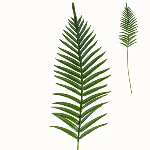 Ramură artificială de ferigă verde, 100 cm