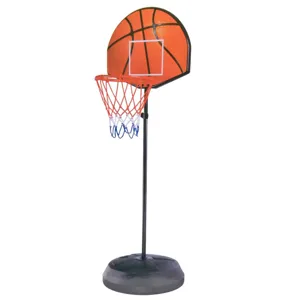Cos de baschet metalic cu inaltime reglabila, 1,53-1,72 m, include minge si pompa