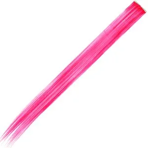Extensie de păr dreptă fucsia cu clip pentru deghizare