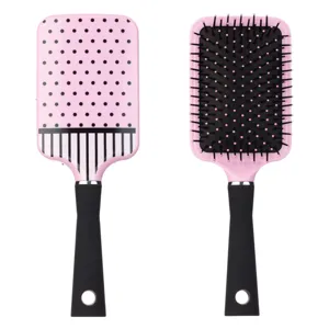 Perie de păr din plastic roz pentru îngrijirea părului