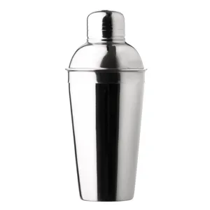 Cocktail Shaker din Inox, 600 ml, cu Strecurător și Capac