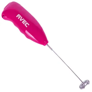 Mixer pentru spuma de lapte, fucsia, 23 cm