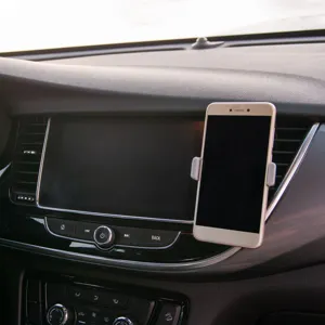Suport telefon pentru grila de aerisire auto din plastic, 7.5 cm