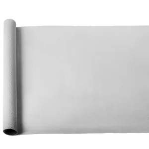 Suprafață anti-alunecare din plastic, alb, model floral, 90x45 cm