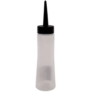 Sticla cu aplicator pentru vopsea de par transparenta 280 ml