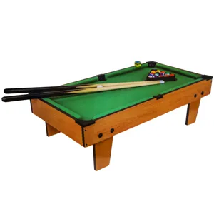 Biliard din lemn, 75x41x16,5 cm, cu set de bile și accesorii