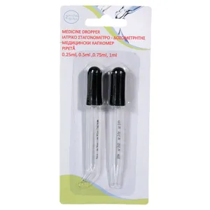 Pipetă de Măsurare cu Gradatii 9cm - Set de 2 buc