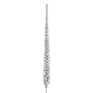 Ramură Decorativă de Crăciun Chiparos Alb cu Glitter 40.5 cm