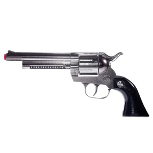Revolver Metalic Jucărie 18cm cu 12 Gloanțe pentru Aventură