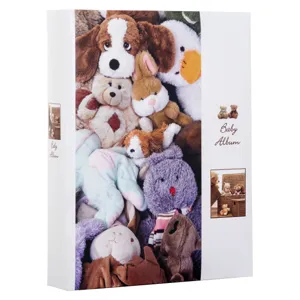 Album foto cu sistem slip-in, 104 locuri, 18x23 cm, Tema bebe