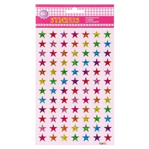 Autocolante Stele Colorate Set 84 buc Multicolore