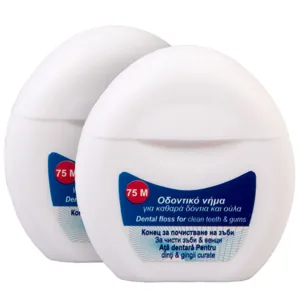 Ata Dentară cu Aromat de Mentă – Set de 2 buc. Lungime 75m