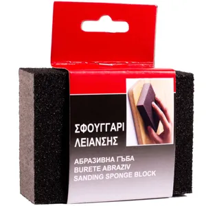 Burete Abraziv 10 cm, Negru, pentru Metal și Plastic