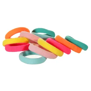 Set de elastice de păr din frotte pentru copii, culori variate