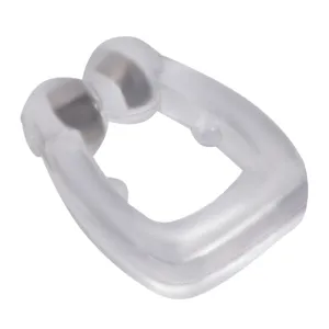 Clips nazale anti sforait silicon transparent pentru somn odihnitor