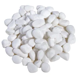 Pietre Decorative Albe Calitative de 1-2cm pentru amenajări