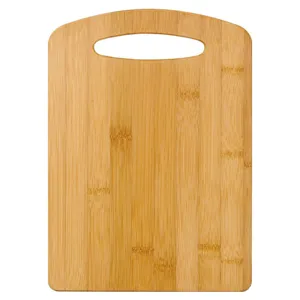 Tocator din bambus cu maner, 28x20cm