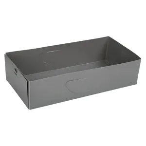Organizator sertar gri, PP, 15.2x30.5x7.5 cm