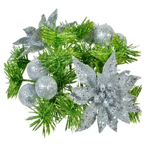 Decorațiune de Pădure și Stele Glitter pentru Decorațiuni de Crăciun