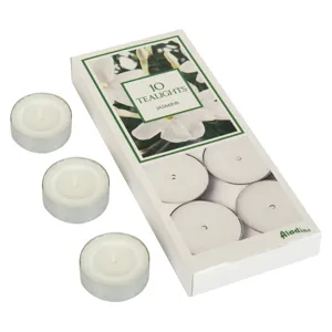 Lumanari tip pastila albe cu aroma de prospetime
