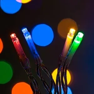 Instalație Lumini LED Multicolor cu Cablu Transparent 100 Becuri