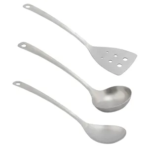 Set ustensile metalice bucătărie polonic lingură spatula