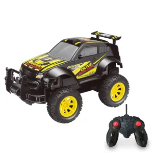 Mașină Off-Road RC Neagră și Galbenă cu Telecomandă 1:16