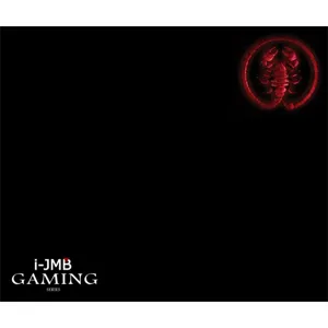 Mousepad Gaming cu Model Scorpion, 25x23x0.4cm, Negru
