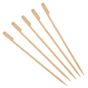 Betisoare de lemn pentru gratar set 120 buc 23 cm