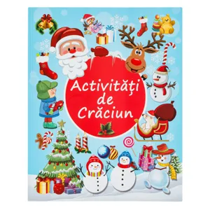 Carte cu Activități de Crăciun A4 pentru Copii - Distracție și Creativitate