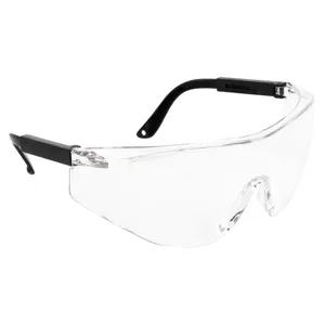 Ochelari de protecție cu bandă reglabilă transparente din plastic