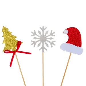 Set de Scobitori Festive pentru Crăciun - 18 Bucăți