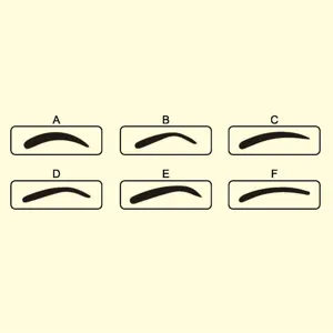 Sabloane pentru sprancene: Set de 6 forme pentru rezultate perfecte