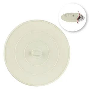 Capac pentru scurgere, Ø12 cm, alb