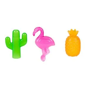 Set Cuburi de Gheață Reutilizabile cu Modele Tropicale, 24 buc