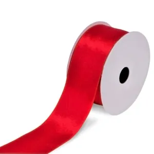 Panglică Satinată Roșie pentru Ambalare și Proiecte DIY
