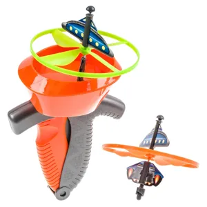 Set disc zburător cu lansator, Plastic, 3+ ani